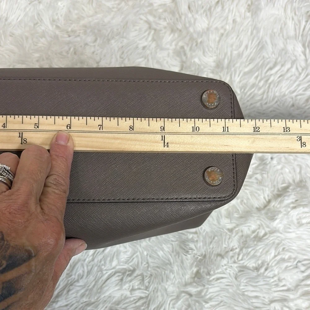 Michael Kors Brown Satchel Saffiano Leather